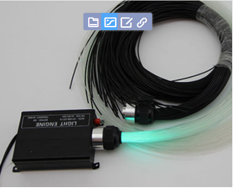 DIY fibre optic star kit