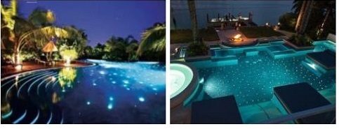 Swimming Pool Fiber Optic Lights